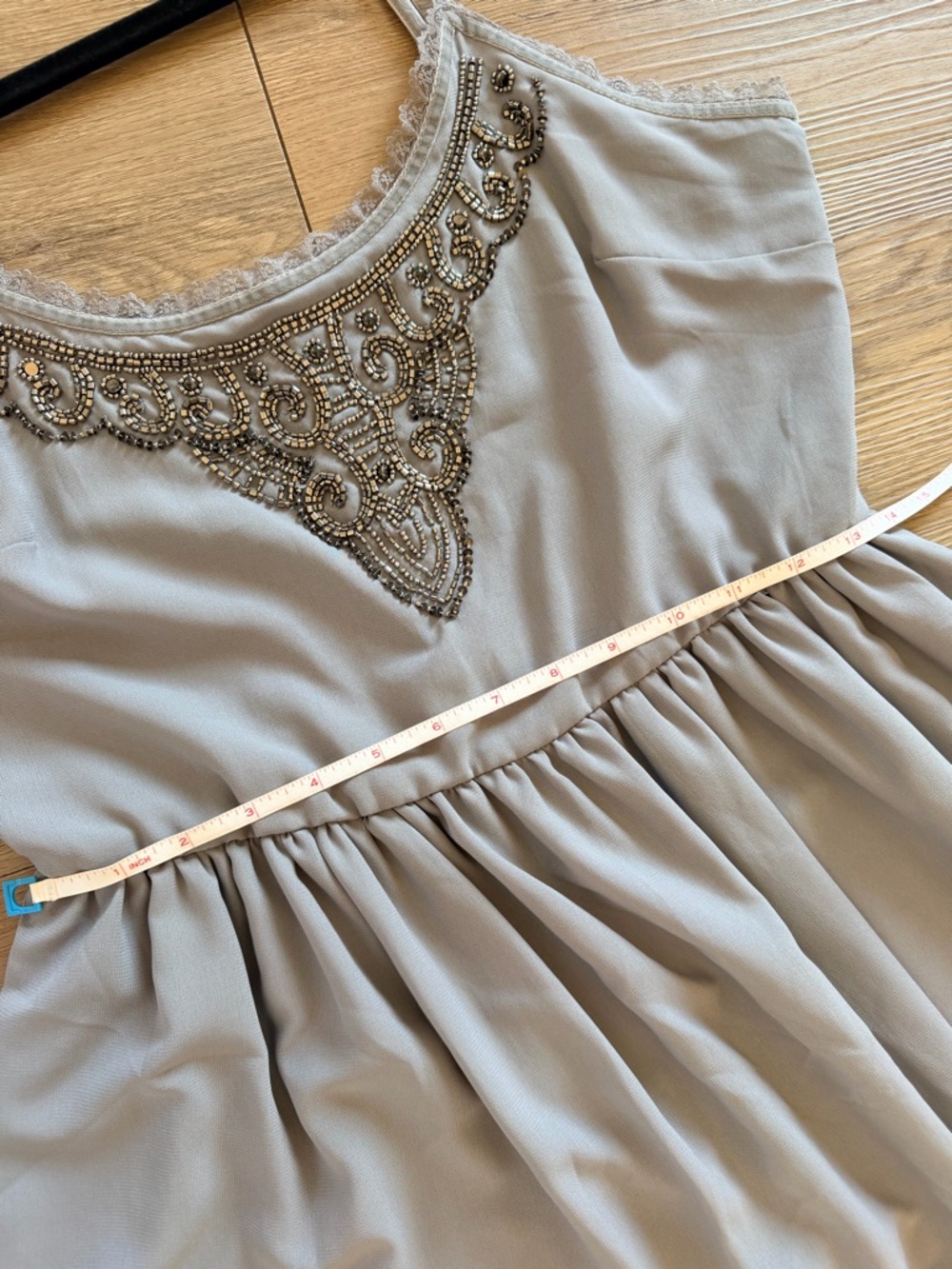 American Rag Cie Mini Dress, Beaded Front. - Picture 10 of 10